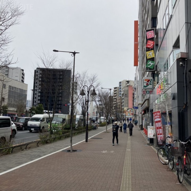 MSR東中野ビル ビル前面道路