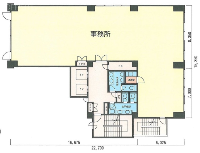 大基ビル5F 間取り図