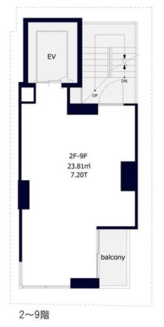 マネージュ銀座ビル6F 間取り図