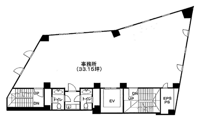 下目黒ヘンミビル9F 間取り図