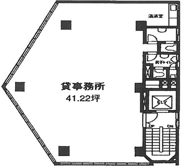 クリスタルビル6F 間取り図