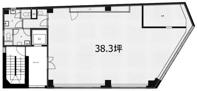 ザ・パークレックス小網町ビル2F 間取り図
