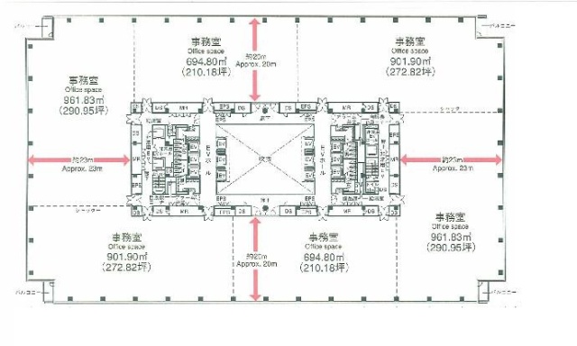 KDX豊洲グランスクエアD 間取り図