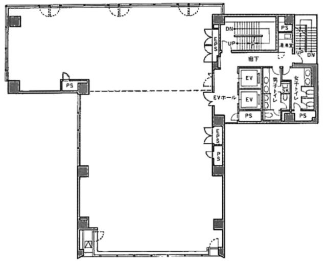 ファーストスクエア五反田4F 間取り図