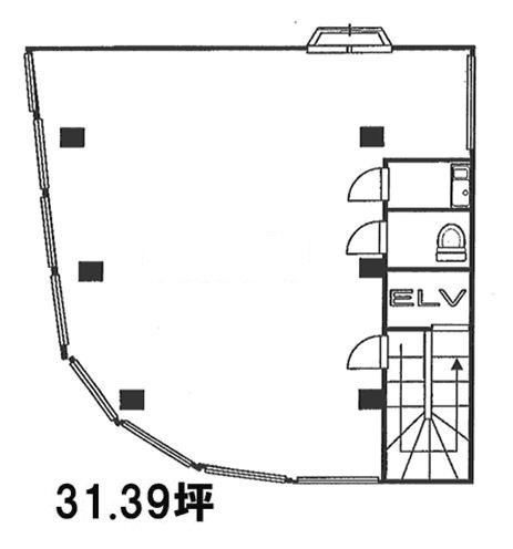 八重洲第1パークビル6F 間取り図