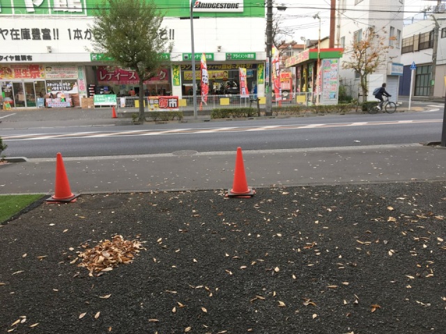 調布岡ガーデンB棟ビル ビル前面道路