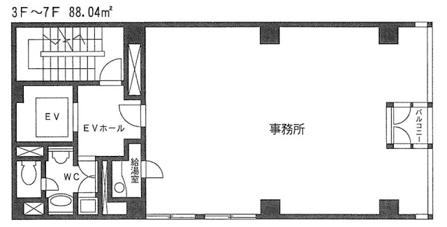 アライアンスビル渋谷壱番館4F 間取り図