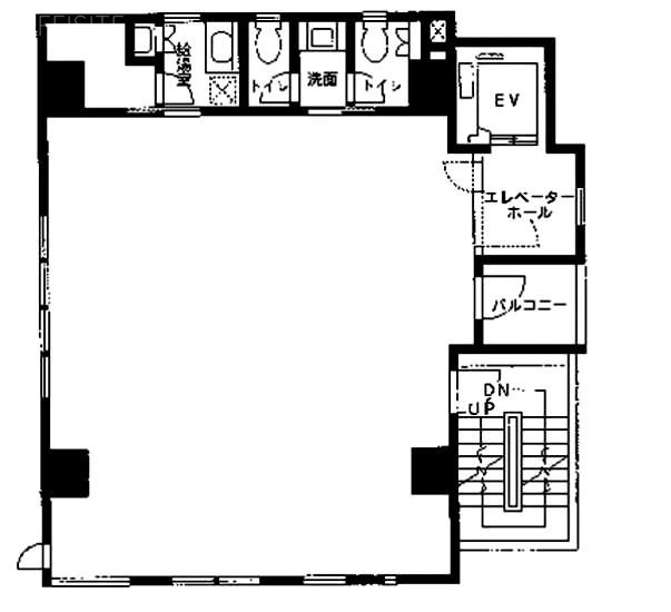 アロス渋谷ビル5F 間取り図