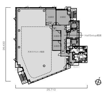 人形町PREX3F 間取り図