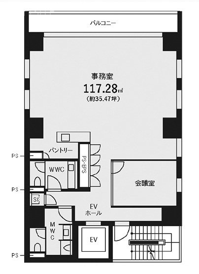 CIRCLES大手町theNorth10F 間取り図