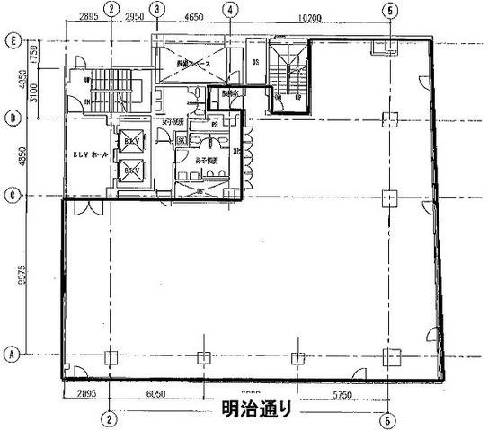 出光新宿ビル8F 間取り図