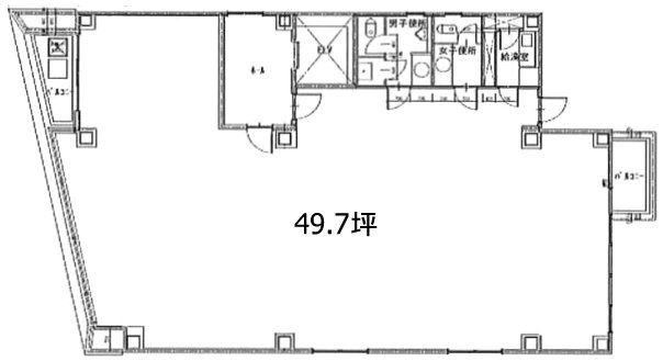 HANROKUビル4F 間取り図