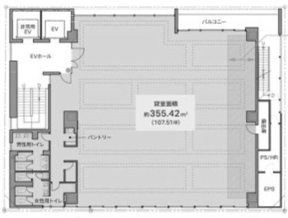 REVZO虎ノ門7F 間取り図