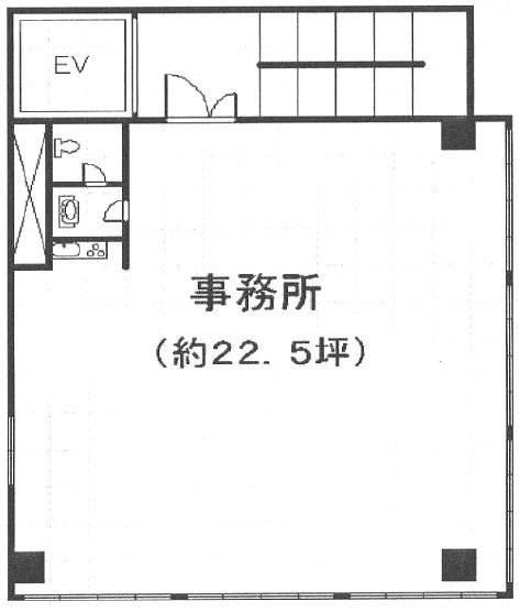 南佐久間町ビル3F 間取り図