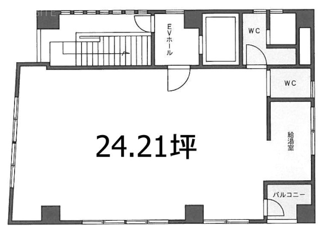 銀座120ビル7F 間取り図