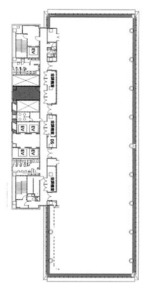 トルナーレ日本橋浜町・オフィス棟ビル8F 間取り図