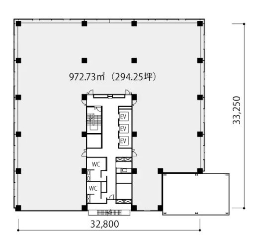 アーバンネット静岡ビル6F 間取り図