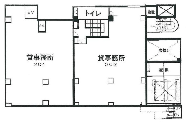 ルミリオ錦糸町ビル2F 間取り図