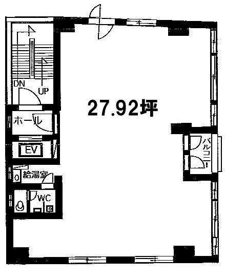 西島ビル4F 間取り図