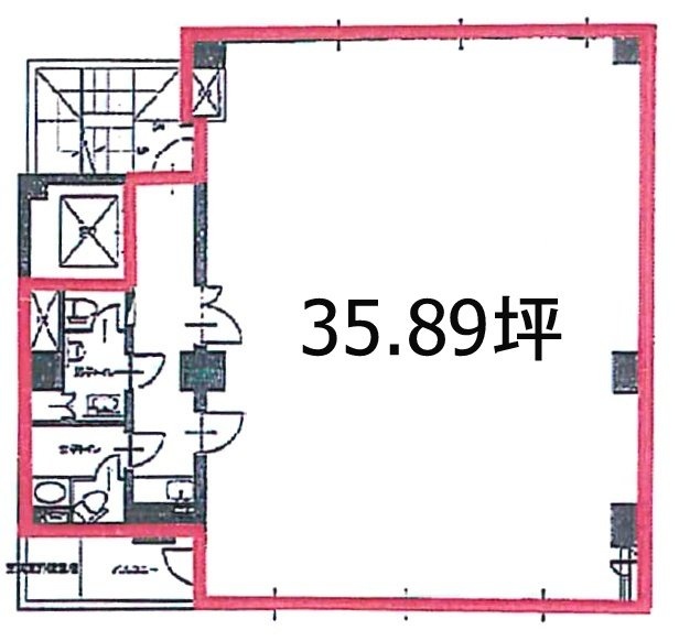 堀口ビル4F 間取り図