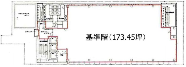 上野トーセイビル1F 間取り図