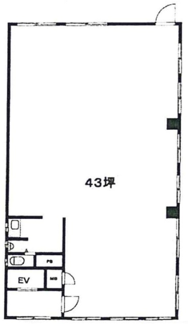 秀宝ビル3F 間取り図