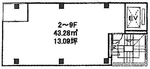 STELLA六本木ビル6F 間取り図