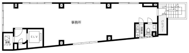 赤坂サントミビル7F 間取り図