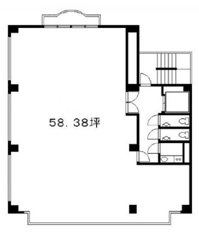 東邦本社ビル5F 間取り図