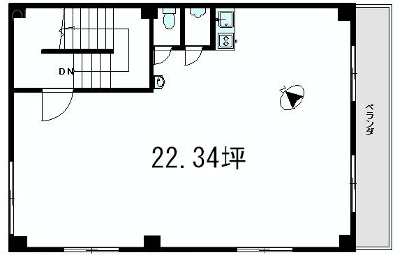 小野澤ビル2F 間取り図