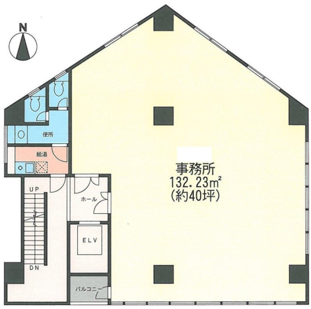 安井ビル5F 間取り図