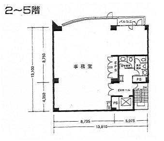 高松ビル4F 間取り図