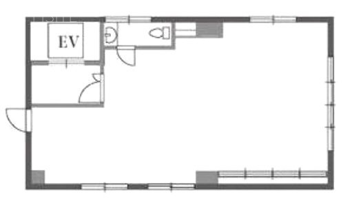 山口ビル5F 間取り図