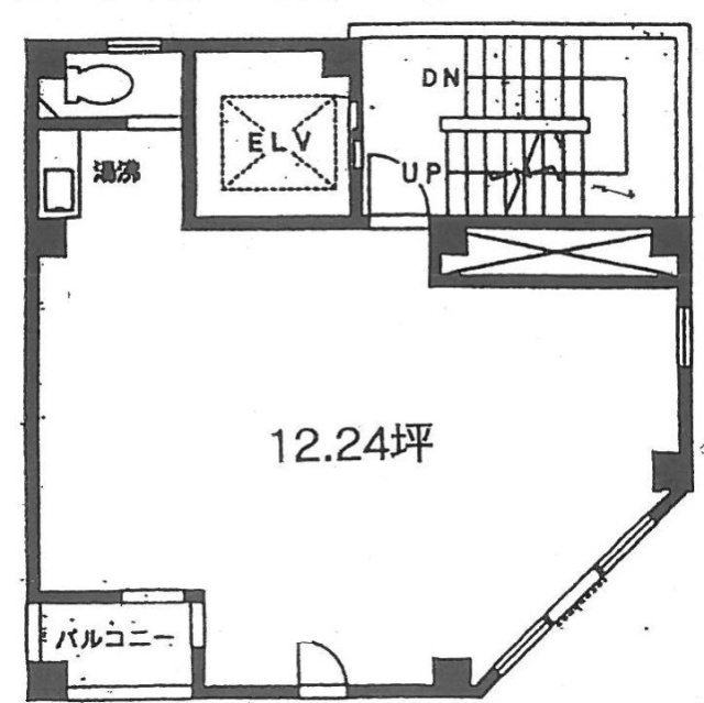 茅場町ハヤオビル6F 間取り図