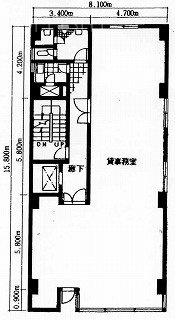 山口ビル3F 間取り図