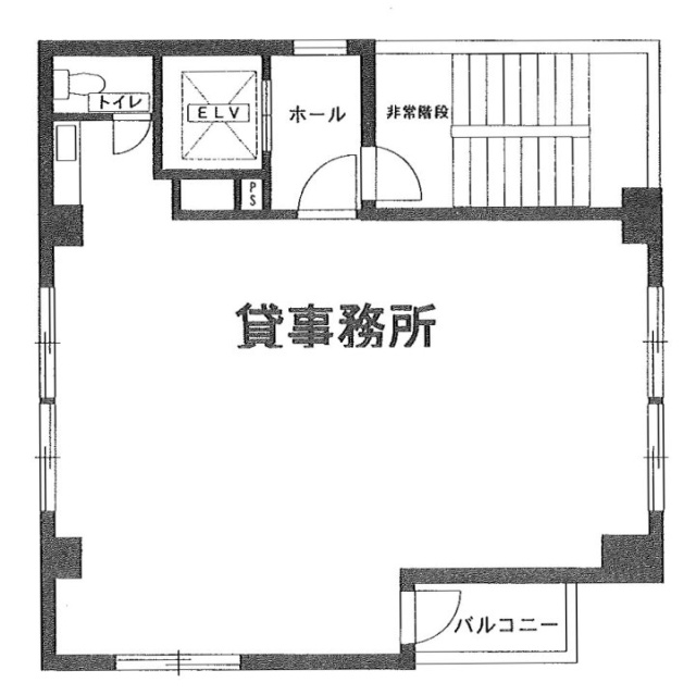 新橋神山ビル3F 間取り図