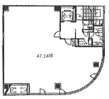 長田屋ビル7F 間取り図