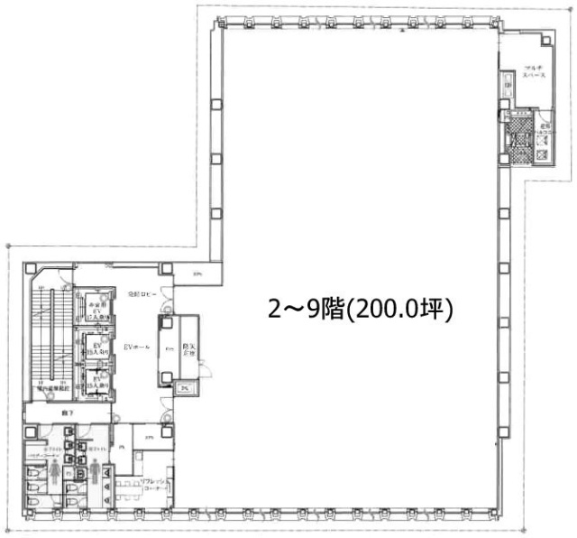 S-GATE大手町北7F 間取り図