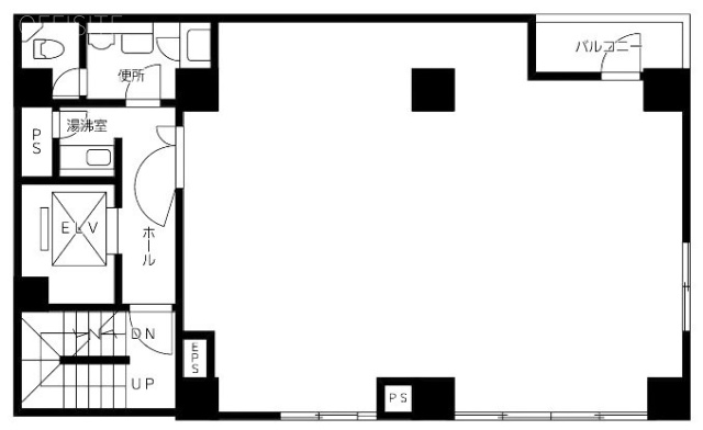 築地大長(つきじおおおさ)ビル2F 間取り図