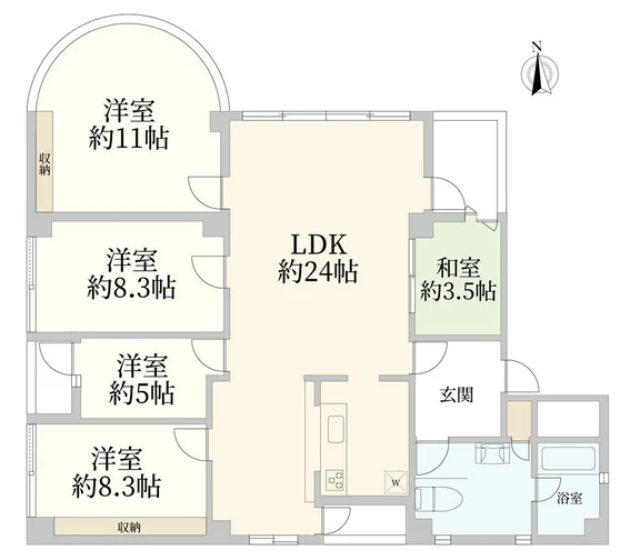 ボルテックス青山3F 間取り図