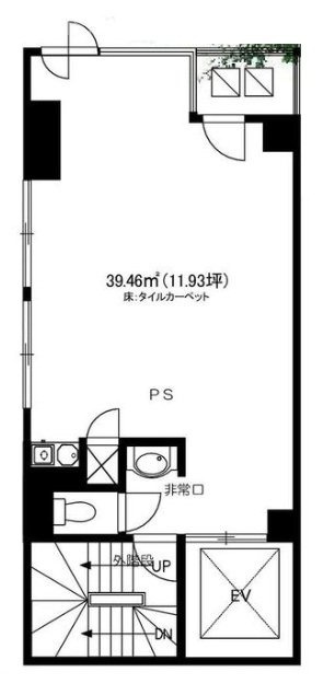 ダイコービル7F 間取り図