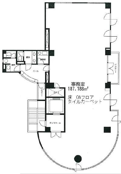 第三渡邊ビル5F 間取り図