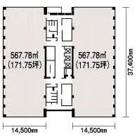 紀尾井町福田家ビル1F 間取り図