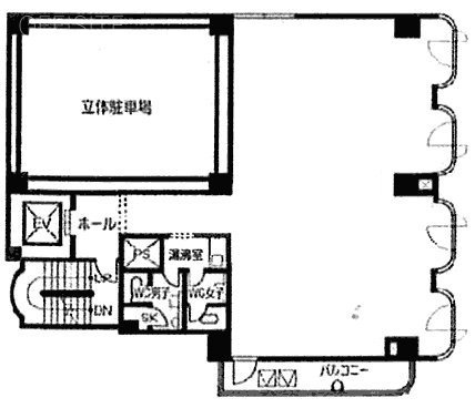 山源ビル1F 間取り図