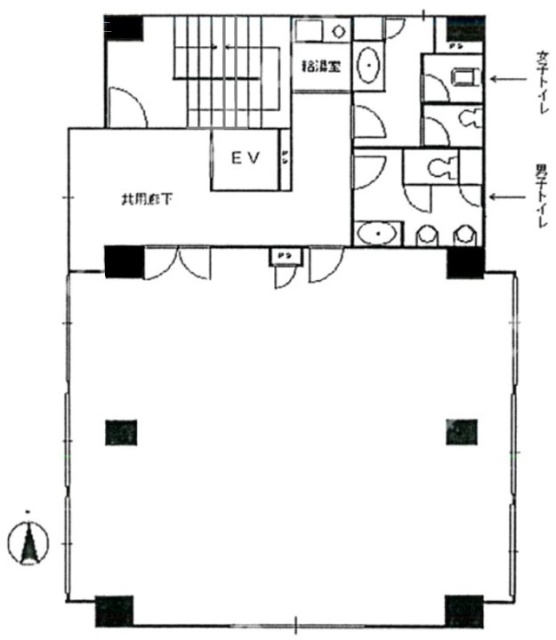 秀光建設本社ビル6F 間取り図