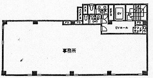 中野オイスタービル4F 間取り図