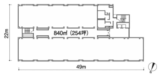 赤坂ビル3F 間取り図