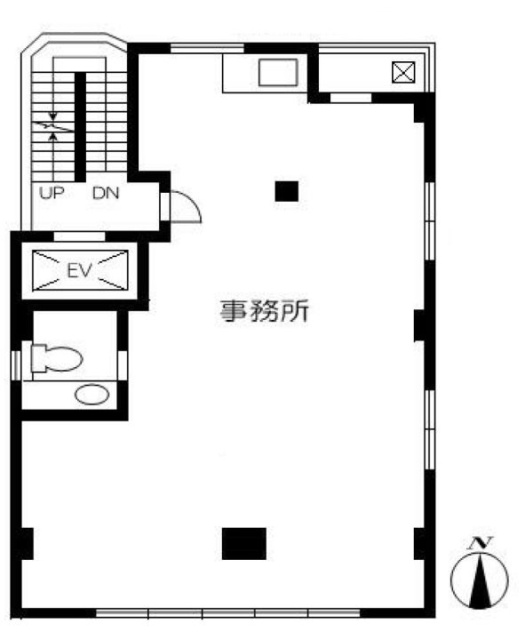 第3津多屋ビル2F 間取り図