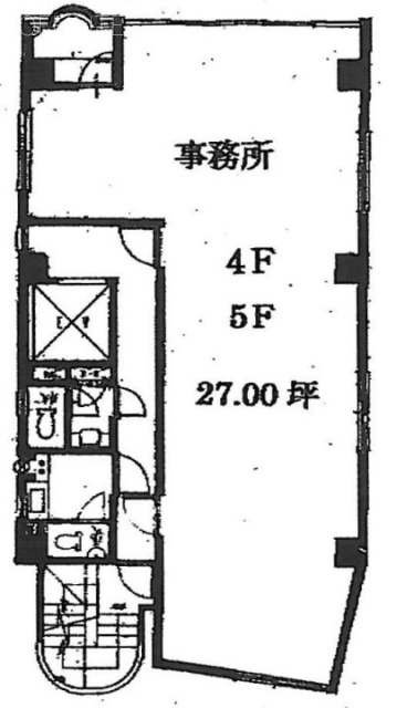 エスダブルビル1F～2F 間取り図