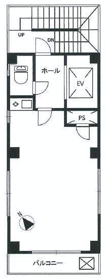 川田ビル4F 間取り図